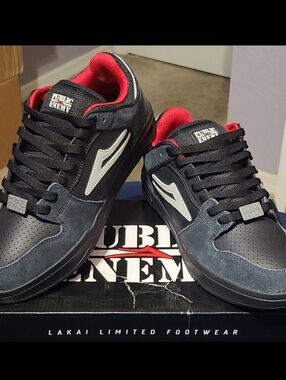 (2 Pairs) Lakai "Public Enemy" Telford & Owen Bundle, New In Box!  M10/W 11.5